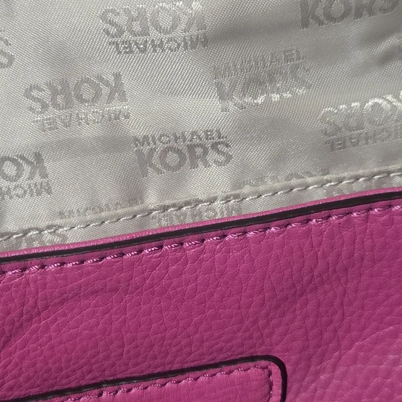 MICHAEL Michael Kors Pink Satchel Bag - Picture 9 of 13